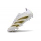 adidas Predator Low Elite Firm Ground White Golden