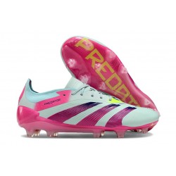 adidas Predator Low Elite Firm Ground Almost Blue Lucid Pink