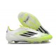 adidas F50 Elite FG Firm Ground White Black Volt