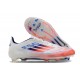 adidas F50 Elite Firm Ground Advancement - White Solar Red Lucid Blue