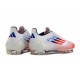 adidas F50 Elite Firm Ground Advancement - White Solar Red Lucid Blue