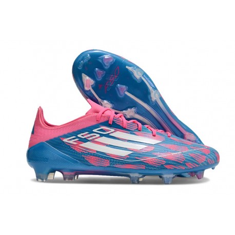 adidas F50 Elite FG Firm Ground Solar Blue Ftwr White Pink