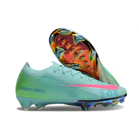 New Nike Mercurial Vapor XVI Elite FG Green Pink