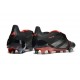 adidas Predator Elite Fold-over Tongue FG Core Black Grey Four Lucid Red