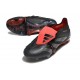 adidas Predator Elite Fold-over Tongue FG Core Black Grey Four Lucid Red