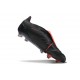 adidas Predator Elite Fold-over Tongue FG Core Black Grey Four Lucid Red