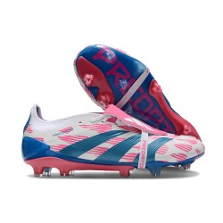 adidas Predator Elite Fold-over Tongue FG Ftwr White Solar Blue Solar Pink