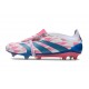 adidas Predator Elite Fold-over Tongue FG Ftwr White Solar Blue Solar Pink