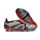 adidas Predator Elite Fold-over Tongue FG Vivid Horizon - Platin Metallic Aurora Black Turbo