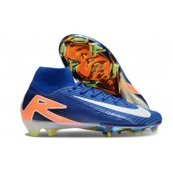 Nike Zoom Mercurial Superfly X Elite FG Blue White Orange