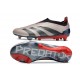 adidas Predator Elite Laceless FG Vivid Horizon - Platin Metallic Aurora Black Turbo