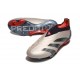 adidas Predator Elite Laceless FG Vivid Horizon - Platin Metallic Aurora Black Turbo