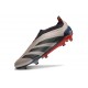 adidas Predator Elite Laceless FG Vivid Horizon - Platin Metallic Aurora Black Turbo