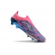 New adidas F50+ Laceless FG Solar Blue Ftwr White Pink