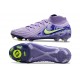 Nike Phantom Luna II Elite FG High Top Purple Agate Barely Volt