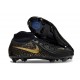 Nike Phantom Luna II Elite FG High Top Black Metallic Gold Coin