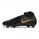 Nike Phantom Luna II Elite FG High Top Black Metallic Gold Coin