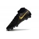 Nike Phantom Luna II Elite FG High Top Black Metallic Gold Coin