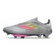 New adidas F50+ Laceless FG Grey Pink Yellow