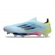 adidas F50+ Laceless FG Almost Blue Semi Lucid Blue Semi Solar Yellow