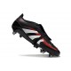 Adidas 2025 Predator Elite FT FG Black Grey Four Lucid Red