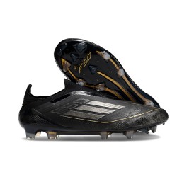 adidas F50 LL Elite FG Soccer Shoes Core Black Iron Met Gold Met