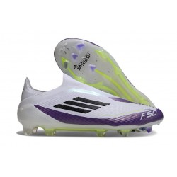 adidas F50 LL Elite FG X MESSI Ftwr White Core Black Unity Purple