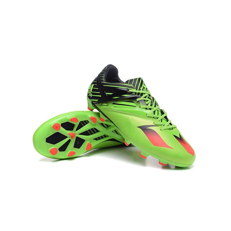2016 adidas LIONEL 15.1 FG Soccer Shoes Green Red