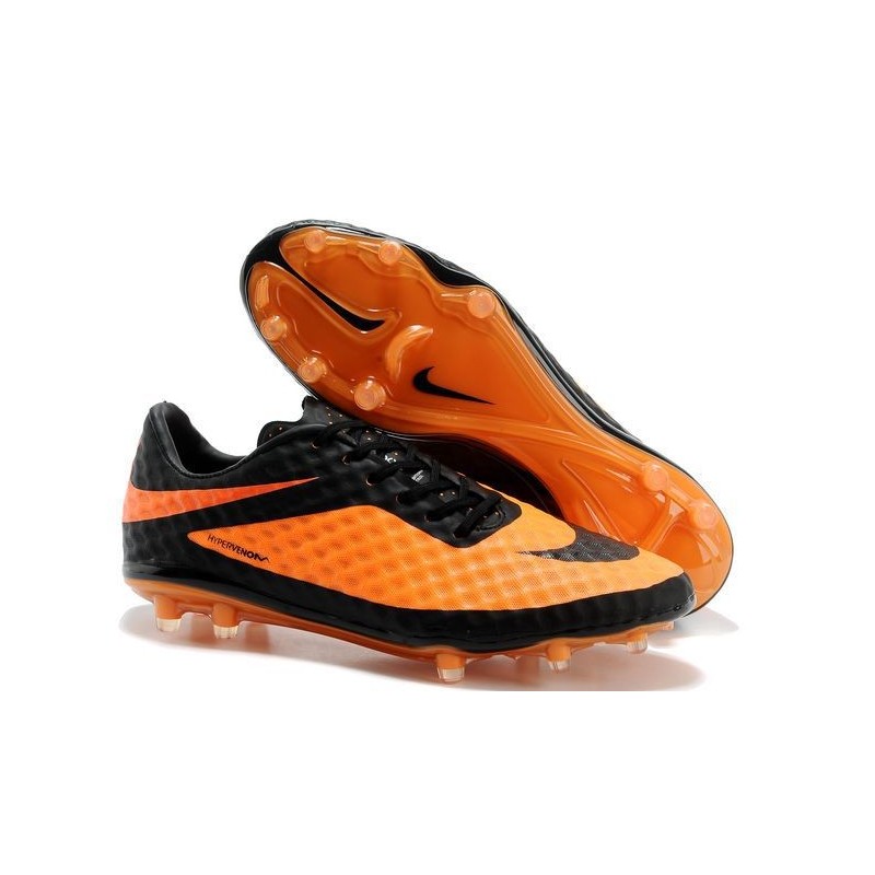 Nike Hypervenom Phantom Fg Mens Firm Ground Soccer Boots Orange Black