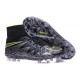 Neymar Football Cleats Nike Hypervenom Phantom II FG Black Silver Green