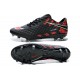 Neymar's Nike HyperVenom Phantom FG ACC Cleats Reflective Black Red