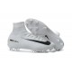 New Nike Mercurial Superfly 5 FG Firm Ground Football Cleats White Black