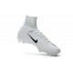 New Nike Mercurial Superfly 5 FG Firm Ground Football Cleats White Black