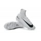 New Nike Mercurial Superfly 5 FG Firm Ground Football Cleats White Black