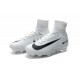 New Nike Mercurial Superfly 5 FG Firm Ground Football Cleats White Black