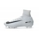 New Nike Mercurial Superfly 5 FG Firm Ground Football Cleats White Black