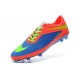 Neymar's Nike HyperVenom Phantom FG ACC Cleats Purple Crimson Green