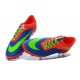 Neymar's Nike HyperVenom Phantom FG ACC Cleats Purple Crimson Green