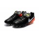 Nike Tiempo Legend 6 FG Firm Ground Soccer Boots Black Orange White