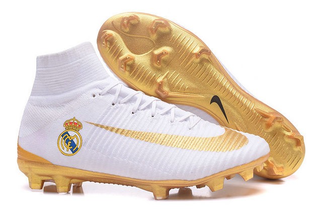 white and gold mercurial superfly