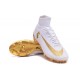 Nike Mercurial Superfly V FG Soccer Boot Real Madrid FC White Gold