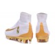 Nike Mercurial Superfly V FG Soccer Boot Real Madrid FC White Gold