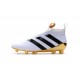 New adidas Ace16+ Purecontrol FG Football Boots White Gold Black