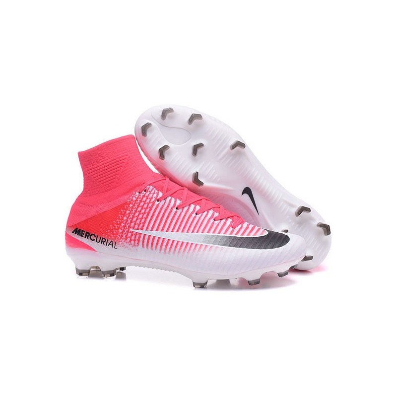 FG ACC Soccer Cleat Pink White 