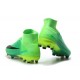 New Nike Mercurial Superfly 5 FG Firm Ground Soccer Cleats - Green Black