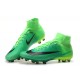 New Nike Mercurial Superfly 5 FG Firm Ground Soccer Cleats - Green Black