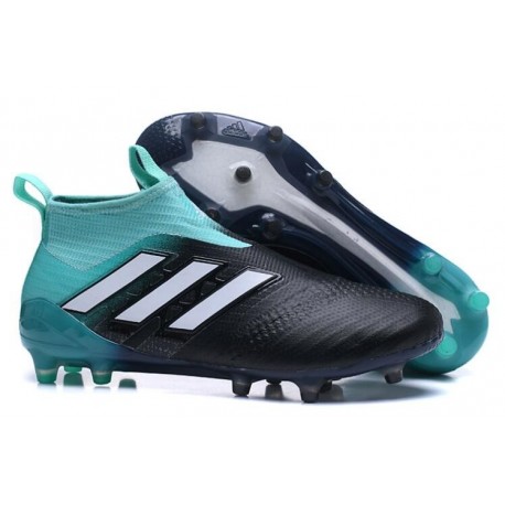 blue and white adidas soccer cleats