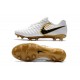 Nike Tiempo Legend VII FG ACC Mens Soccer Cleats - White Gold