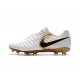 Nike Tiempo Legend VII FG ACC Mens Soccer Cleats - White Gold