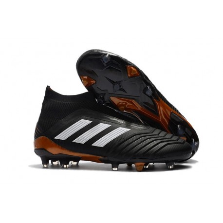 adidas New Predator 18+ FG Soccer Cleats Black White